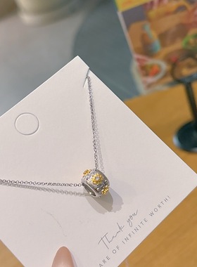 S925银纯银新款路路通纯银项链不褪色圣诞送礼盒礼袋顺丰11