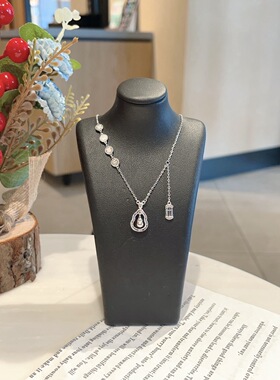 S925银纯银平安喜乐葫芦项链不褪色马年新年送礼盒礼袋1