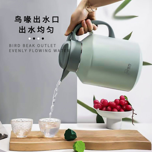 金力保温壶大容量高颜值茶壶酒店茶楼麻将馆专用壶饭馆家用茶水壶 - 图0