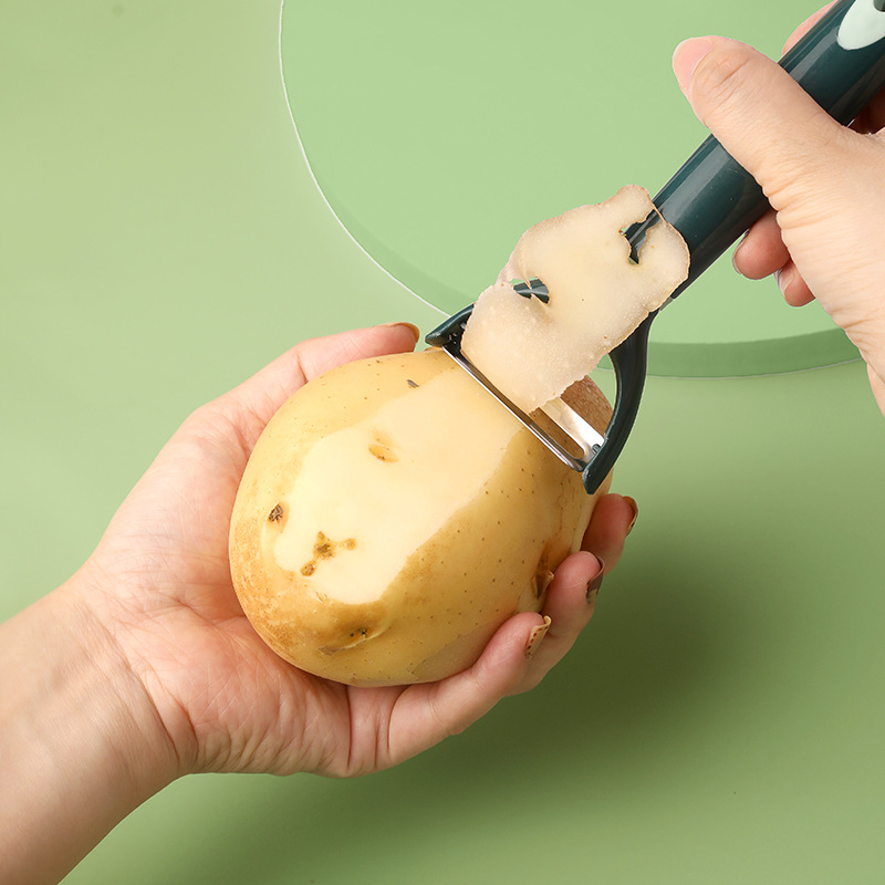 锋利水果削皮器家用削皮刀刮皮刀土豆苹果去刨皮瓜刨平口牙口锯齿 - 图1