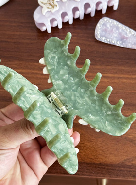 珍珠水晶发夹立体花朵夹子抓夹