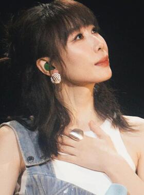 纯铜耳饰 任素汐演唱会同款镂空网格耳环复古轻奢耳饰夸张耳钉女