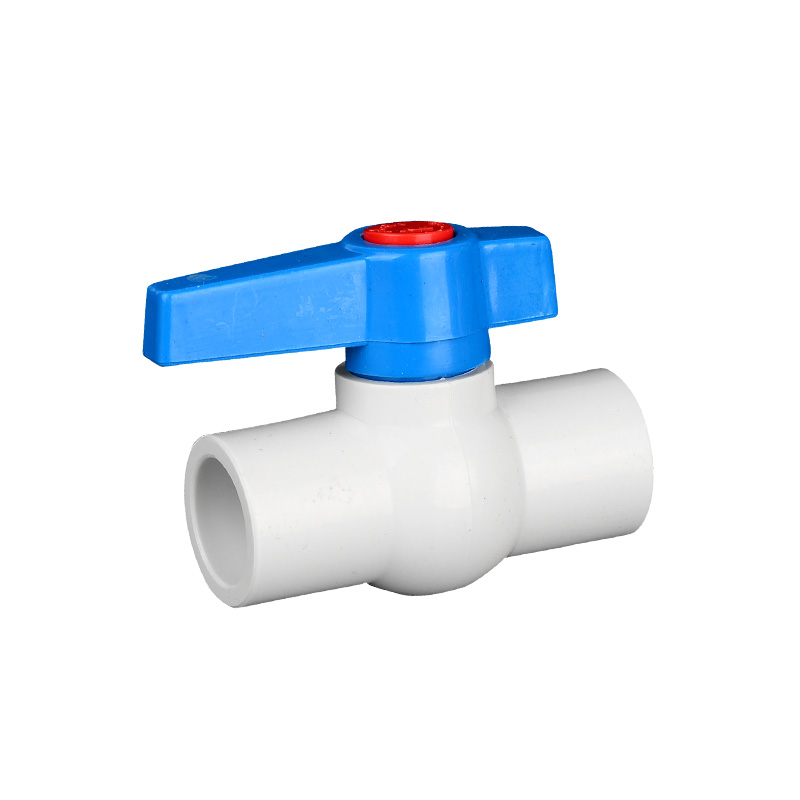 PVC球阀给水管活接阀门开关20 25 塑料鱼缸管件胶水接头水管配件