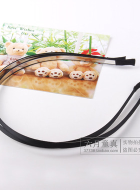 diy手工发箍黑色头饰品
