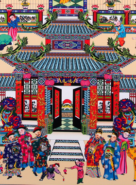 过年过节供奉老祖宗家谱族谱挂画