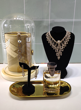 床头柜欧式风样板房香水装饰摆件