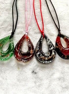 挂绳女款海棠花复古原创镶嵌项链