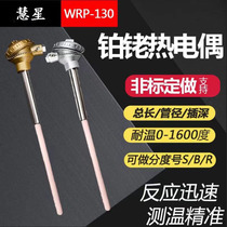 S-type platinum rhodium thermocouple WRP-130 type 0-1600-degree high temperature resistant corundum tube temperature sensor