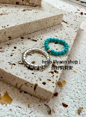 绿松石满钻弹力脚趾环百搭叠戴