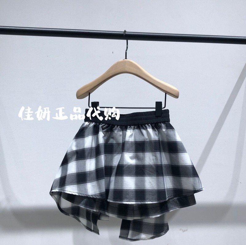 little moco专柜正品24年夏女童休闲百搭格子短裤KBD2SOT032-图0