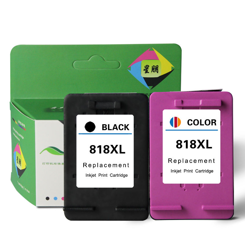 星朋惠普hp818黑色一体机墨盒 星朋墨盒