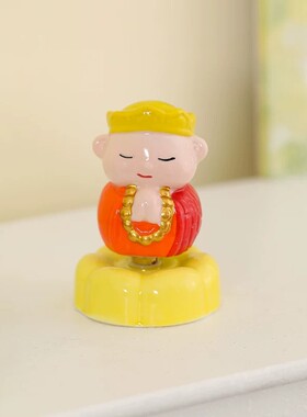 卡通Q版西游记转转陶瓷小摆件可爱桌面治愈系工位解压装饰小礼物