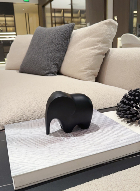 小象客厅卧室酒柜样板间镇纸高端家居装饰玄关艺术品桌面送礼摆件