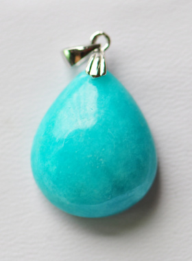 幸运石纯天然水晶饰品吊坠