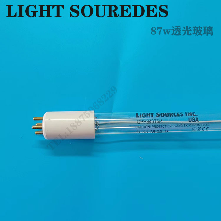 莱邵思Light Sources 紫外线单端四针杀菌灯管GHO843T5L/4P水消毒