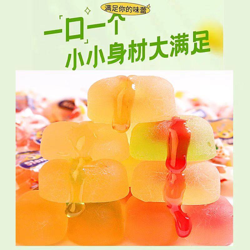 俄罗斯原装进口KDV品牌 MAYANA水果味爆浆夹心软糖Q弹橡皮糖500g,淘宝优惠券,粉丝福利购,淘宝优惠卷