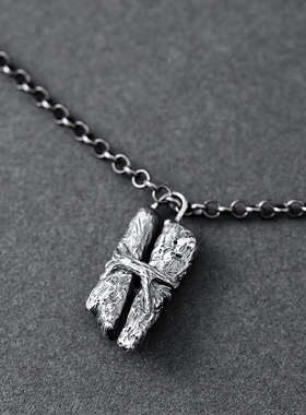 南风歌项链银原创设计情绪文艺