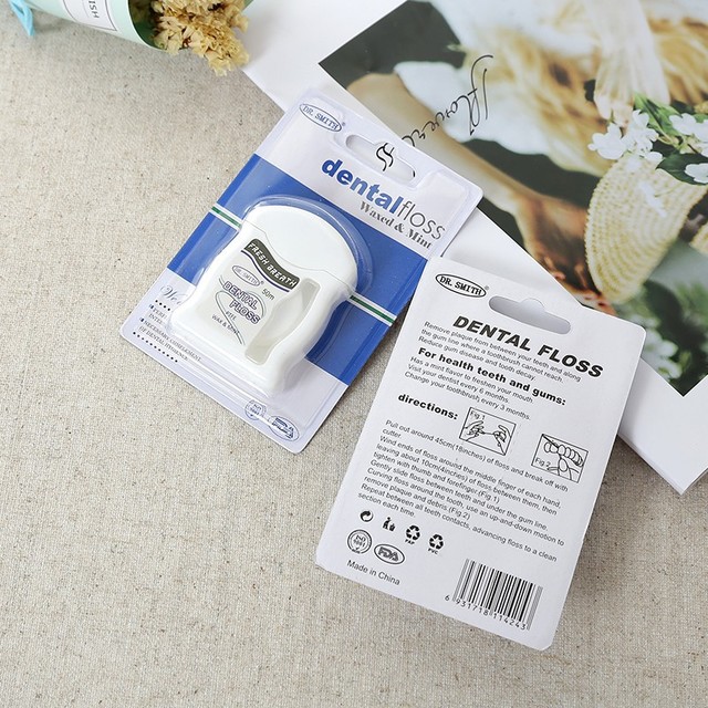DR SMITH特氟龙PTFE牙线 正畸牙线宽线扁线微蜡牙线【买二送一】 - 图1