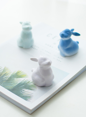 摆设书房摆件禧物制陶瓷装饰可爱