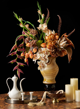 中古风软装艺术品餐厅餐厅系列