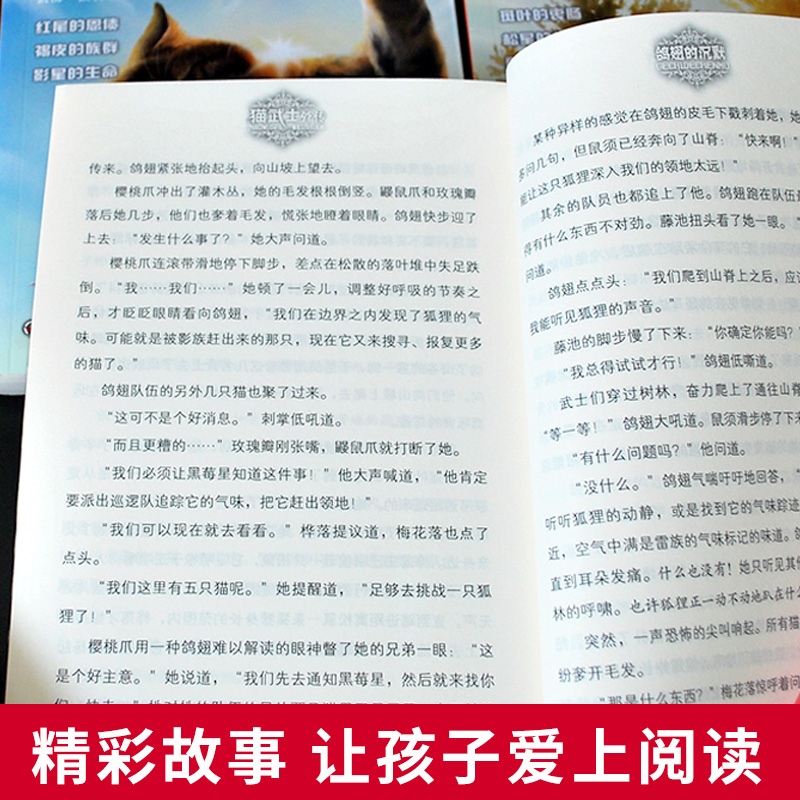 猫武士外传短篇小说未曾公开的故事 族群秘事族群阴影武士之路等等9-16岁 外国儿童文学幻想小说 - 图2