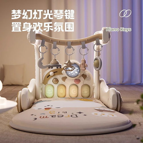 新生婴儿礼盒宝宝出生见面礼0-12个月哄娃神器婴幼儿床铃安抚玩具 - 图0