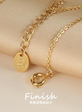 2025年红色爱心吊坠项链小红心锁骨链轻奢毛衣链颈链配饰