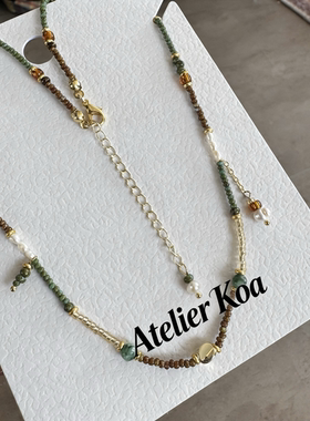 Atelier Koa日本手工串珠项链复古小众颈链