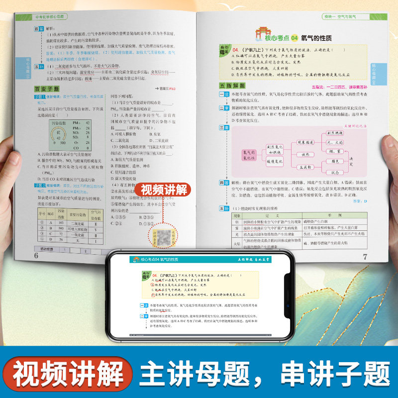 新版中考真题核心母题七八九年级语文数学英语物理化学复习资料书初中必刷题初一二三试卷专项训练真题模拟试题知识点总复习汉知简
