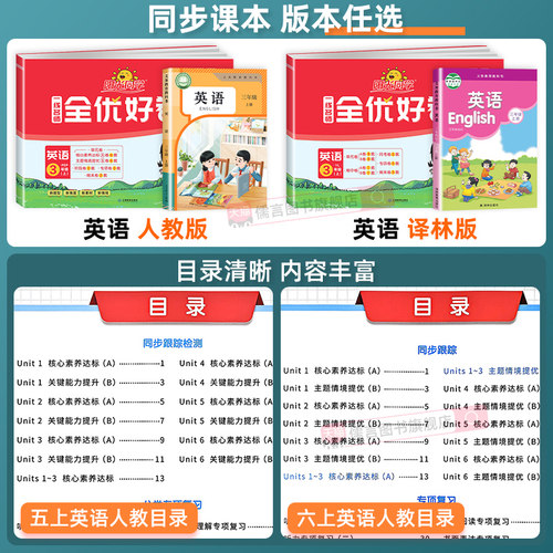 2026春新版阳光同学全优好卷三四五六年级上下册英语人教版pep小学语文数学同步练习册单元期中期末检测试卷测考试卷训练同步训练 - 图1