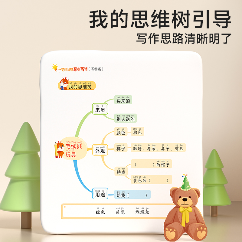 时光学一学就会的看图写话快速理解简单易懂学练结合作文素材积累小学语文一二年级思维导图写作训练每日一练课外阅读范文大全