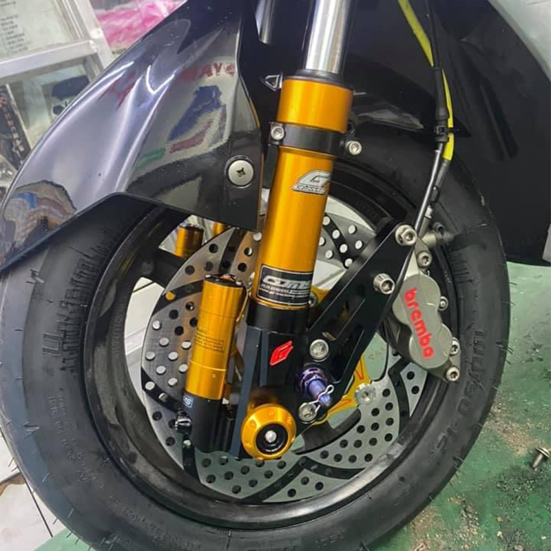 GJMS改装NMAX FORCE155 DRG158 150劲战三四代小牛电车前减震避震 - 图2