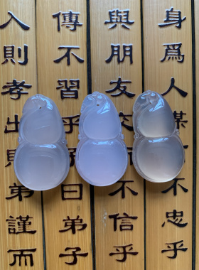 今石缘 精工优选玉髓福袋子  葫芦吊坠 DIY包挂项链等饰品