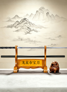 细剑窄剑竹节剑一体锰钢