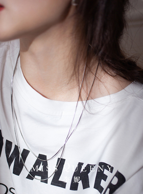 MissQueeny小银河超长蛇骨链