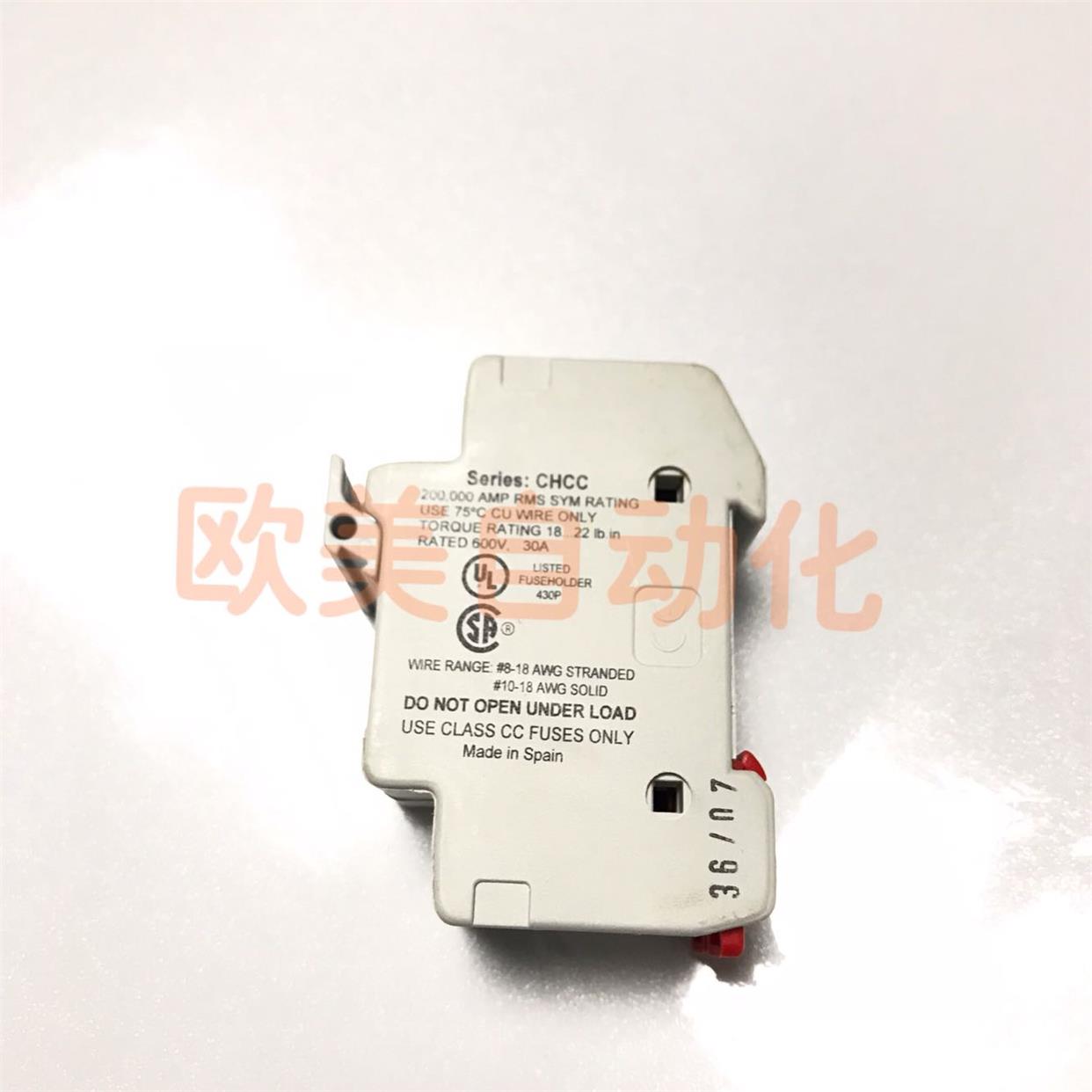 议价BUSSNANN巴斯曼 保险丝座 CHCC2D 30A 600V - 图2