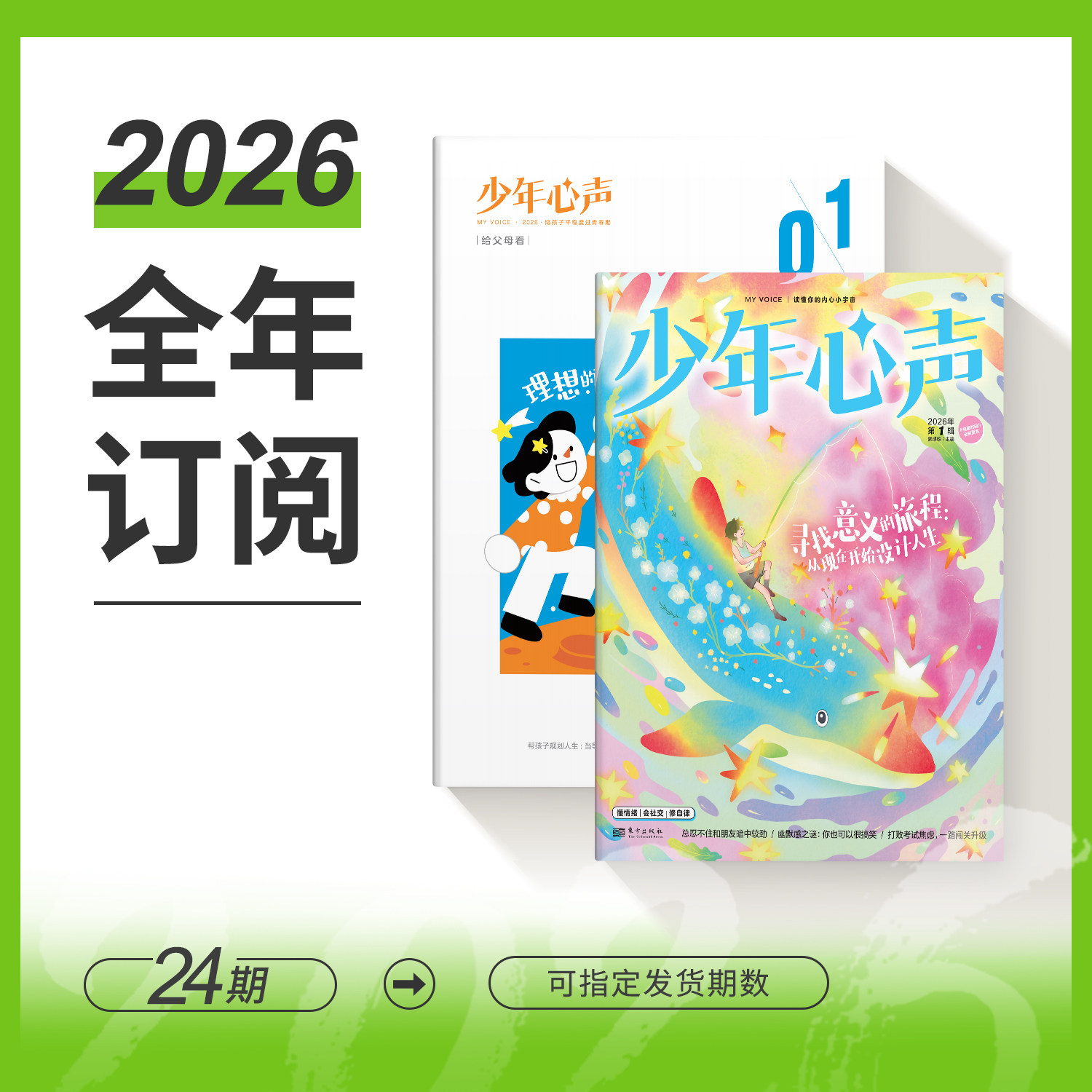 【赠父母篇全年包邮】少年心声（原恒星时刻）心理读物2025-2026跨年12辑共24本青少年心理儿童成长读物8-15岁中小学生心理康教育,淘宝优惠券,粉丝福利购,淘宝优惠卷