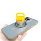 Gym gift kettlebell mobile phone holder, weightlifting barbell air bag anti-fall base, small gift for fitness coach