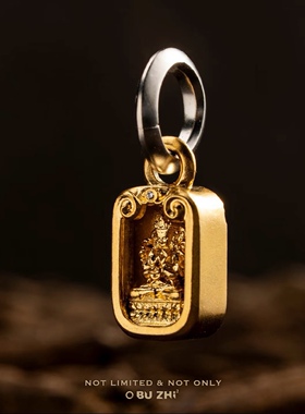 925银十二臂文殊小吊坠 侧挂 【尺寸】12（不含环）*8*4.5mm