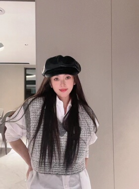 蒂羽森八角帽逛街休闲女士