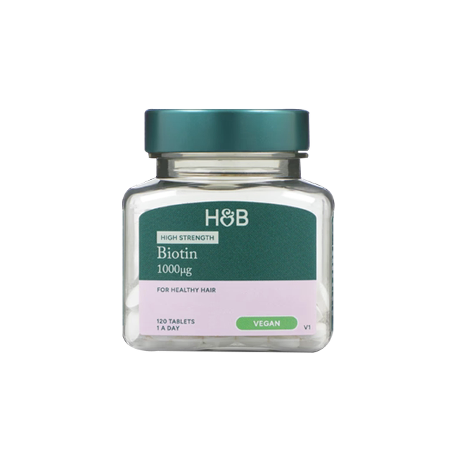 ອັງກິດ HB Biotin 120 ເມັດ Biotin
