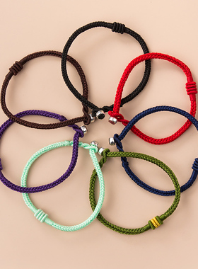 diy多色手工本命年礼物编织绳