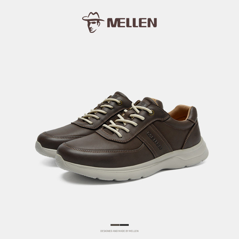 MELLEN名郎男鞋新品复古时尚舒适透气休闲鞋轻便缓震耐磨运动鞋男,淘宝优惠券,粉丝福利购,淘宝优惠卷