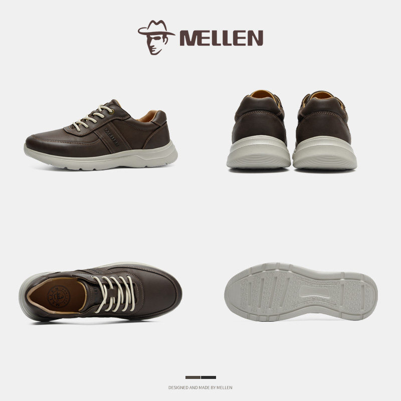 MELLEN名郎男鞋新品复古时尚舒适透气休闲鞋轻便缓震耐磨运动鞋男,淘宝优惠券,粉丝福利购,淘宝优惠卷