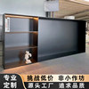 Built-in 75/85-inch TV niche built-in custom suspended TV background wall stainless steel metal cabinet 100