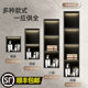 Alcove recessed stainless steel built-in cabinet
