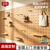 Medieval style walnut hole board entrance storage customization