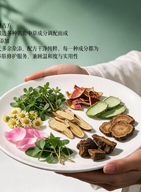 美肌草本调膜液面膜粉搭档草本