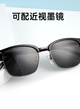 艾迪雅格偏光眼镜可配近视墨镜男