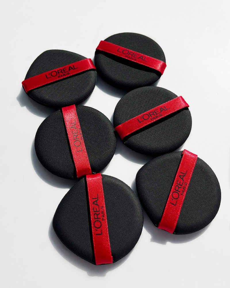 欧莱雅气垫粉扑黑胖子BB霜粉底液专用粉扑干湿两用进口材质圆形,淘宝优惠券,粉丝福利购,淘宝优惠卷